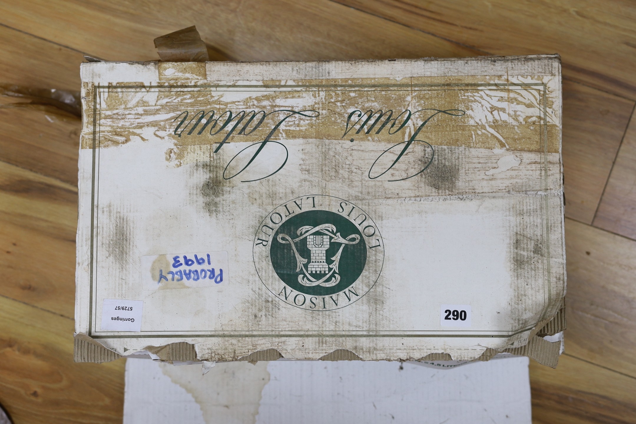 A case of twelve bottles of 1993 Maison Louis Latour